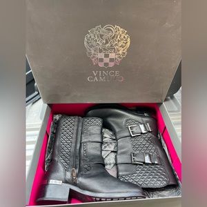 Vince Camuto black boots